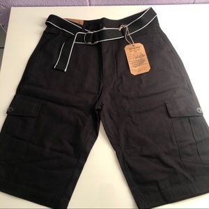 Gold Label Brand Shorts With Belt